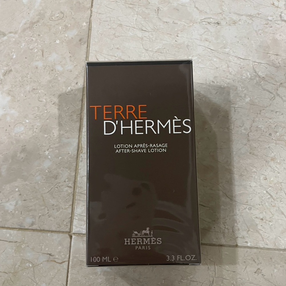 NEW Terre D'hermes After-Shave Lotion by Hermes for Men